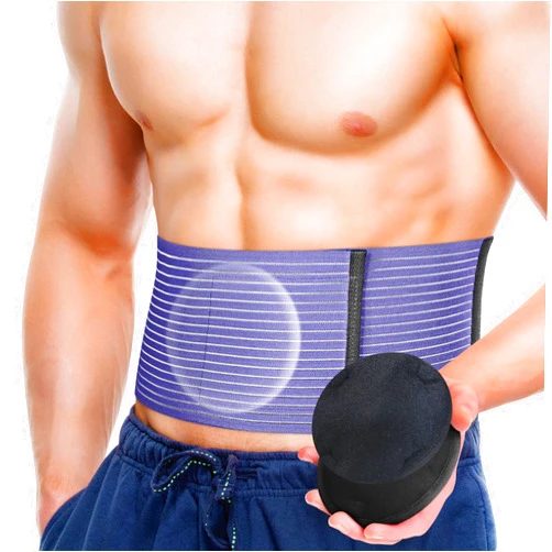 BLITZU Umbilical Hernia Belt for Men and Women – Abdominal Support Binder for Belly Button Hernia Support, Relieve Pain for Incisional, Femoral, Hiatal, & Inguinal Hernia Surgery Prevention Aid L-XL