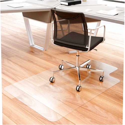 100pointONE Office Chair Mat for Hardwood Floor, 30” x 48” Clear Desk Chair Mat for Hard Floors, Easy Glide Floor Protector Mat for Home Office Rolling Chair