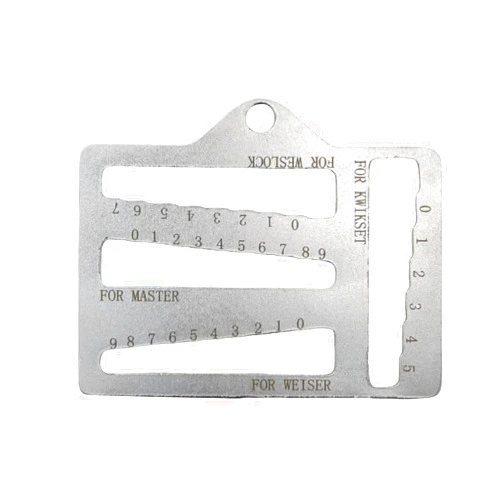 Honkador Key Gauge fits for Kwikset、Weiser & Weslock Measuring Pin Size,1 Pack