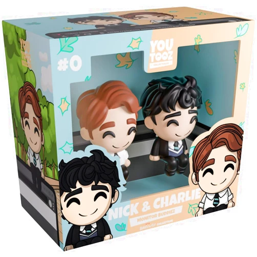 Youtooz - Vinyl Monitor Buddies - Heartstopper Nick and Charlie Figures - Desk Display Collectibles for Fans - 2.5