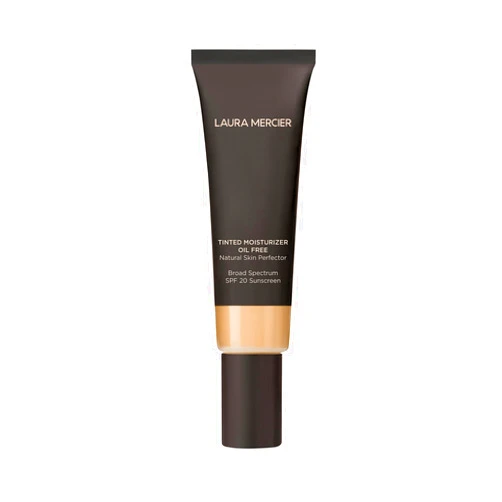 Laura Mercier Tinted Moisturizer Oil Free Natural Skin Perfector with SPF 20: All Day Shine Control, Sheer Coverage, Blurred Matte Finish, For Oily Skin, Skin Tint
