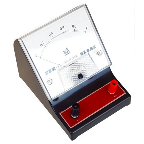 GSC International 4-13094 DC Ammeter, 0-1 mA, Red