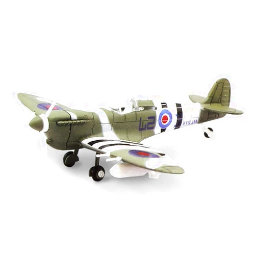 ViiKONDO 1/48 WWII Military Aircraft Model Building Kit UK Supermarine Spitfire Fighter British Warplane DIY Assembly Jet Toy Plane (05)