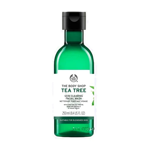 The Body Shop Tea Tree Skin Clearing Facial Wash – Purifying Vegan Face Wash For Oily, Blemished Skin – 8.4 oz