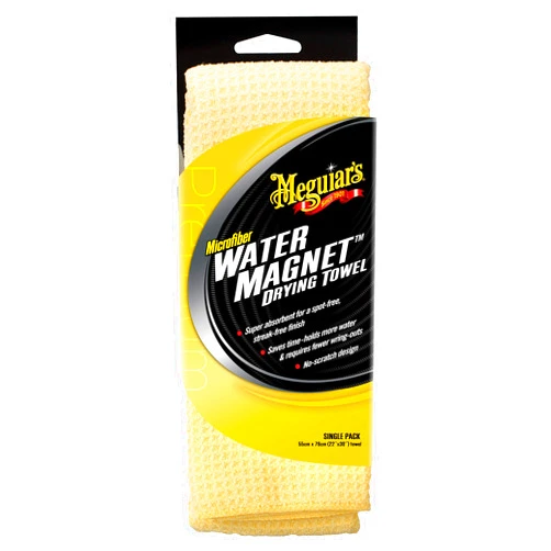 Meguiar's Water Magnet Microfiber Drying Towel - Premium Quality, Scratch-Free, and Ultra Absorbent Drying Towel Makes the Perfect Holiday Gift