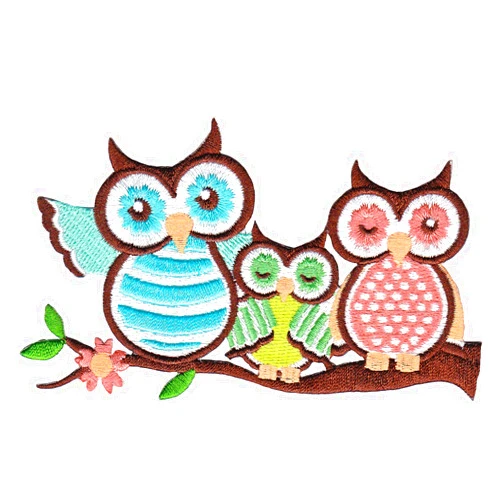 C&D Visionary Application Animals 3 Owls Patch