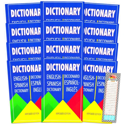 Spanish English Dictionary for Kids,Classroom Dictionary Set Websters Spanish to English Dictionary 2025 Bulk Set for Students, Kids, Adults - Classroom Dictionary Set Bundle with 12 Mini Spanish Dictionaries for Libraries, Classrooms | Complete Reference Book