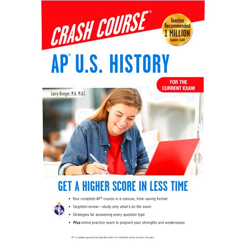 By Larry Krieger (Author) AP® U.S. History Crash Course, Book + Online: Get a Higher Score in Less Time (Advanced Placement (AP) Crash Course)
