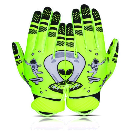 PLAYEUR Alien Grip Infinite Pro Edition Football Gloves –Endless Game – GripPro Tech for Adult, Kids & Youth Football Gloves, No Peel, Ever Tacky