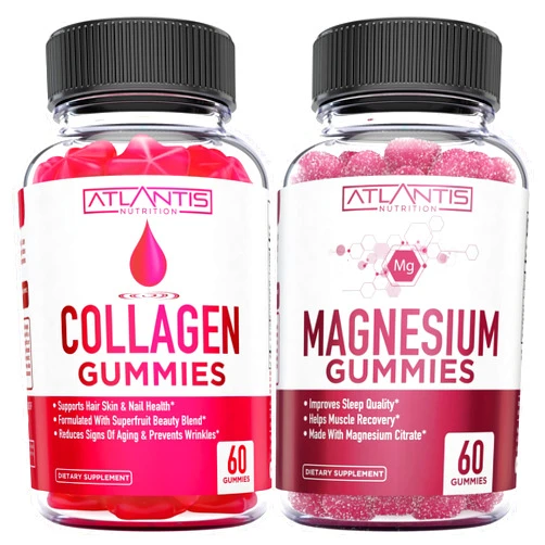 Atlantis Nutrition Collagen 60 Gummies + Magnesium 60 Gummies