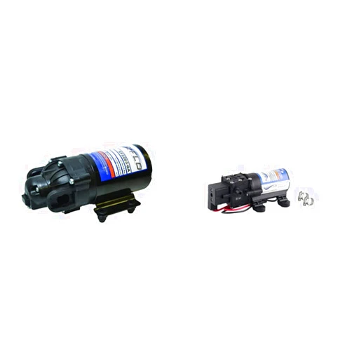 Everflo EF2200-QA-BOX 2.2GPM 12V Diaphragm Pump-Quick Attach Port, Black & EF1000-AMZ 12V Diaphragm Pump, Black