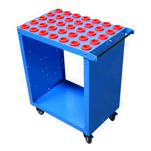 Generic CNC Tool Cart - Single Scoot | Compatible with CAT 30, CAT 40, CAT 50, HSK 40A, HSK 40C, HSK 40E, HSK 63A, HSK 63C, HSK 63E, HSK 100A, HSK 100C, CAPTO C6 (CAPTO C6)