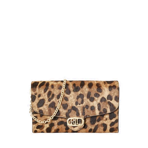Lauren Ralph Lauren Print Haircalf Medium Adair Crossbody