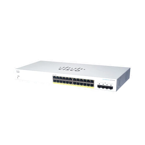 Cisco Business CBS220-24T-4G [NON PoE] 24-Port GE 4X1G SFP Smart Switch (Renewed)