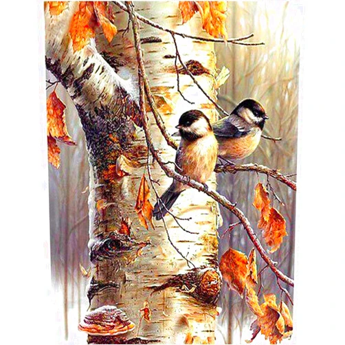 LVIITIS DIY 5D Diamond Painting Arts Sparrow Bird Kits for Adults Full Round Drill, Paintings Embroidery Pictures Craft for Home Wall Decor，5D Painting Dots Kits (Bird)