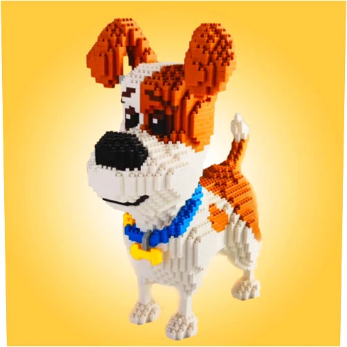 My Pet Elephant Ulanlan Adult Building Sets, Building Blocks Pets, Micro Bricks Dog Animal Building Toy Bricks Dog for Kids 10,11, 12, 13, 14, Teens or Adult, 2100 Pieces
