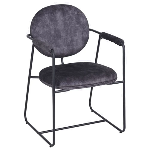 ALPHA HOME Side Chair Living Room Chairs Velvet Dining Chairs Arm Chair Light Luxury Accent Chair with Upholstered Leisure Lounge Chair Modern Industrial Minimalist Single.