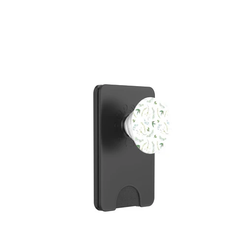 Patterns by M.Kokolo Eucalyptus, Green Leaves and Greenery Repeating Pattern PopSockets PopWallet for MagSafe
