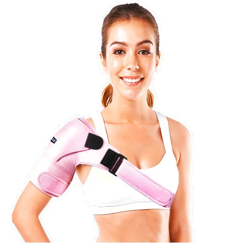 AIRE Shoulder Brace for Women and Men Recovery Shoulder. Adjustable Shoulder Support for Rotator Cuff, AC Joint Pain Relief, Shoulder Injuries. Perfect Fit Shoulder Compression Sleeve (One Size Regular)