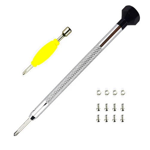 WDTMEEZU Professional Fingerboard Tool Kit Finger Skateboard Tool Fingerboard Screw Driver Fingerboard Nut Driver Fingerboard Screws and Nuts kit Finger Toy Tool