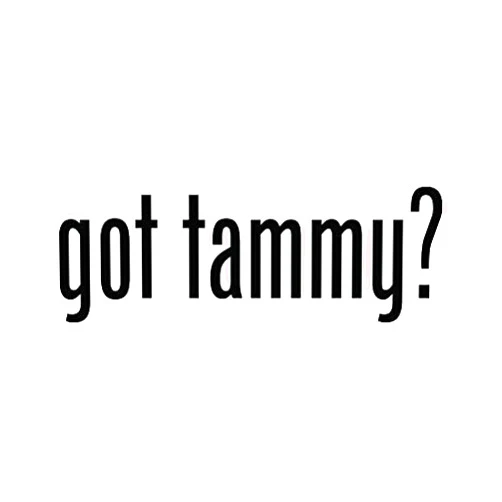 RDW Got Tammy ? Sticker - Decal - Die Cut - Black 6.41