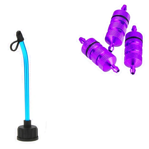 Share Goo Universal RC Nitro Fuel Filler Refill Bottle 250CC Oil Bottle & RC Aluminum Nitro Fuel Filter