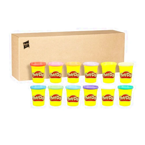 Play-Doh Bulk Spring Colours 12-Pack of Non-Toxic Modelling Compound