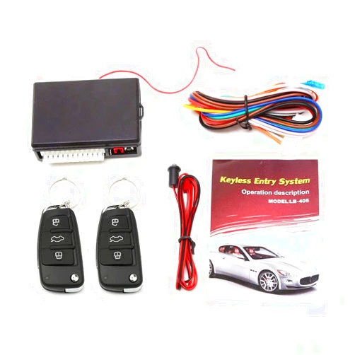 Eunavi Universal Car Vehicle Security Car Door Lock Keyless Entry System Remote Central Control Box Kit