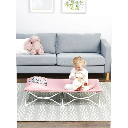 Regalo My Cot Pals Small Single Portable Toddler Bed , Cat, Pink