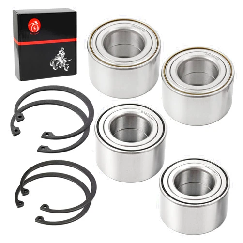 MOTO1988 Front & Rear Wheel Bearings Ring Clip for Polaris Sportsman 400 450 500 600 700 2X 3514634 35 * 64 * 37mm 2X 3514635 40x74x40mm