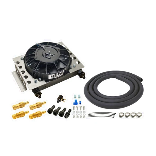 Derale 13950 Atomic-Cool Remote Cooler , Black