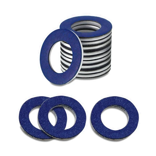 Leediga 12 PCS Oil Drain Plug Gaskets, for Honda-OEM 94109-14000 Fits Most Popular Models 1973-2022, Round-Shaped Car Sealing Washer, Automobile Drain Plug Accessories (Blue)