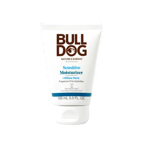 BULLDOG Mens Skincare and Grooming Face Moisturizer Fragrance Free, Sensitive, 3.3 Fluid Ounce