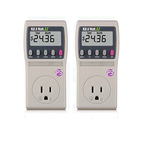 P3 International P4460 Kill A Watt EZ Electricity Usage Monitor (Pack 2)