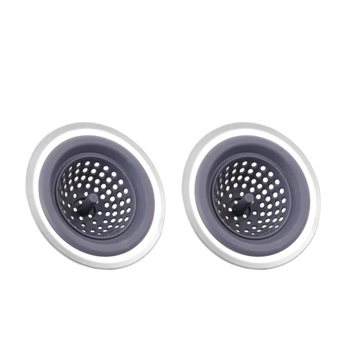 Miibox Silicone Kitchen Sink Drains Strainer, Wide Rim 4.65