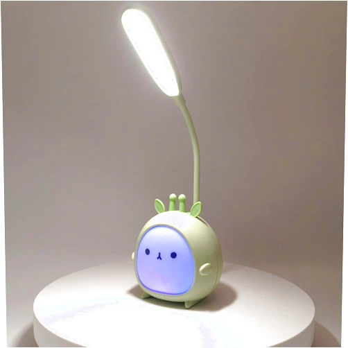 Generic Rechargeable Cute Animal LED Table Night Light, Reading Light, Desk Lamp. 3 Modes Lights, RGB Effect. 360° Adjustability. for Nursery Room, Study & Work Room, Bedroom(Green Deer)