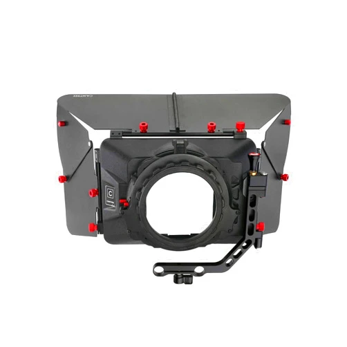 Camtree Swing Away Wide-Angle Sunshade Matte Box for 15mm Rod. for Lenses up to 105mm in Dia., Tool-Less Operations. Two 4x4 Filter Holders & Fabric Knicker. Complete Protection from Flares (C-MB-20)