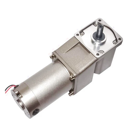 AZSSMUK 120W Solid Right Angle Geared Reducer 5GU12.5RA large Power DC Motor Reversible Electric Gearbox Motor 90V 173Rpm