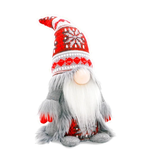LeafWhis Christmas Gnomes Plush Decorations - Scandinavian Gnome Ornament Set for Holiday Decor, Tiered Tray, Farmhouse, Elf Figurines, Nordic Christmas Decorations Indoor, Gifts for Women