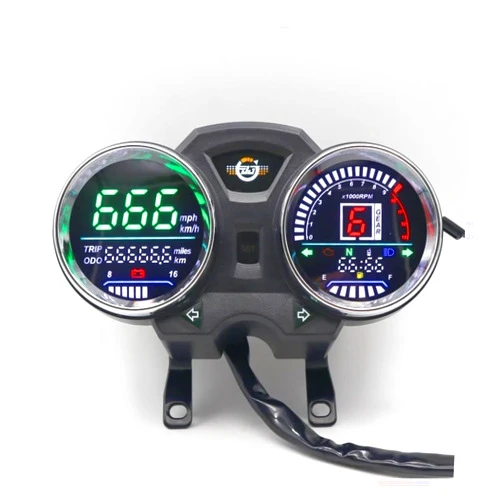 EYEZER Motorcycle Speedometer 2023 Digital Motorcycle Speedometer Dashboard 1-6Gear for GN125 GN150 125cc 150cc