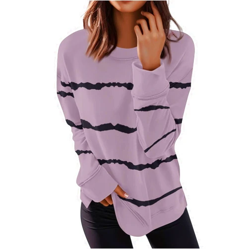 Generic Womens Work Tops,Womens Sweatshirts Long Sleeve Crew Neck Pullover Sweatshirt Casual Outfits 2024 Fall Clothes