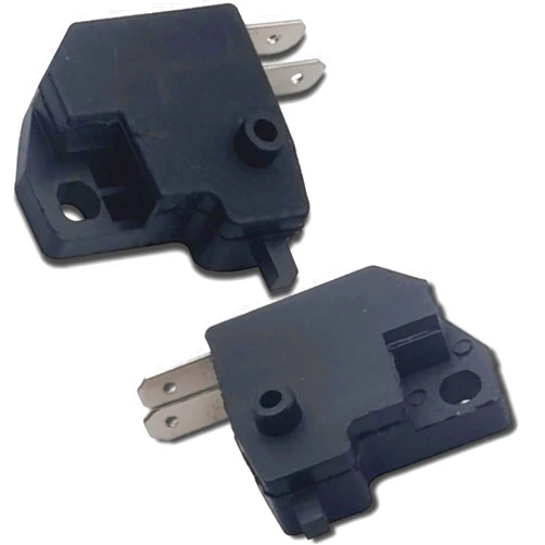 HuGuWdy Motorcycle Brake Light Switch 1 Pair，Universal Brake Light Switch Compatible with 50cc-250cc ATV Quad Dirt Bike Moped Scooter Honda Kawasaki Suzuki KTM Yamaha（Left+Right Brake Light Switch）