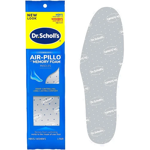 Dr. Scholl's Dr. Scholls Air-Pillo Memory Foam Insoles (M 7-13/W 5-10) (Pack of 3)