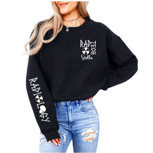 Custom Radiology Sweatshirt, Personalized Rad Tech Name Sweater, Medical Imaging Gift, X-Ray Tech Pullover Multi