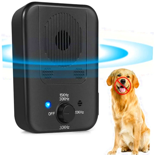 Alkyne Barkpup Anti Barking Device - That Trains Your Dog Not To Bark, Dog Barking Trainer Device, Auto Dog Barking Control Devices with 3 Adjustable Level, Up to 16-33 Ft Range, Safe for Dogs Humans (1Pcs)