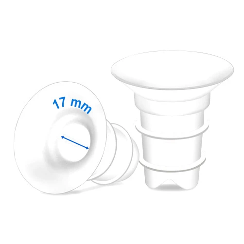 Maymom Flange Inserts 17mm Compatible with Spectra, Medela 24 mm Shields, Momcozy S9 Pro/S12 Pro, Willow Wearable Cup. Compatible with Medela Freestyle, Harmony, to Reduce 24mm Down to 17 mm; 2pc