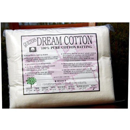 Quilter's Dream Cotton Batting - Natural Select-Mid Loft-King