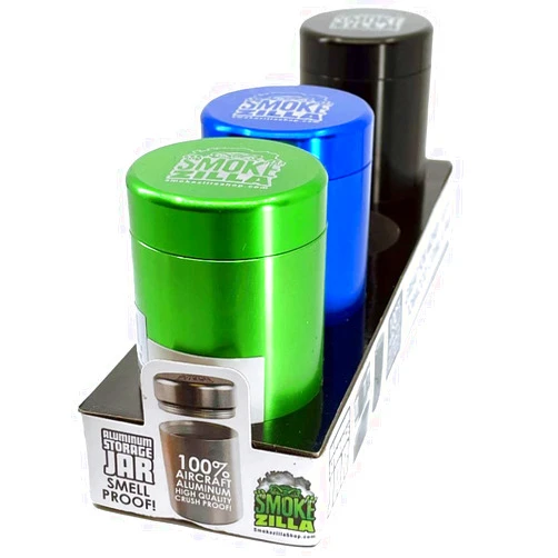 Novelty, Inc. 4pc Display - Smokezilla Smell Proof Storage Jar - 2.5