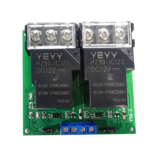 BUZHI 2-Channel Relay 2-Channel DC 12V 30A Relay Board Module Optocoupler Isolation High/Low Trigger.