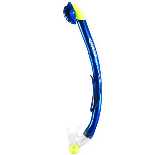 Tilos Oracle Dry Jr Snorkel - Youth Dry Top Snorkel with Patented Water-Stop Design, Self-Draining Valve & Ergonomic Mouthpiece - Comfortable Underwater Breathing for Kids